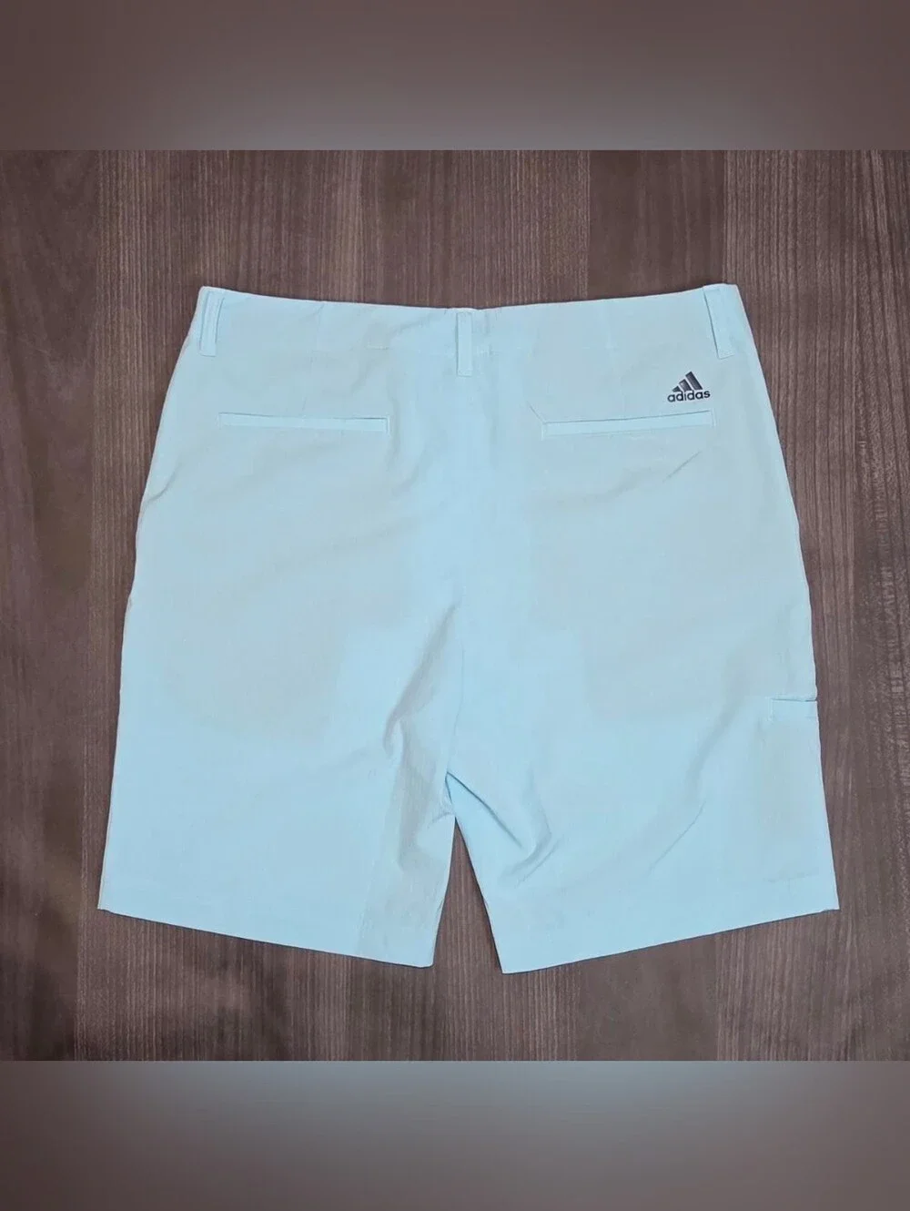 Adidas Mens Size 36 Aqua Blue Ultimate365 Textured Golf Performance Shorts